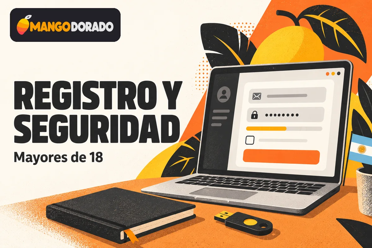 Formulario de registro con contraseña protegida y confirmación de edad.