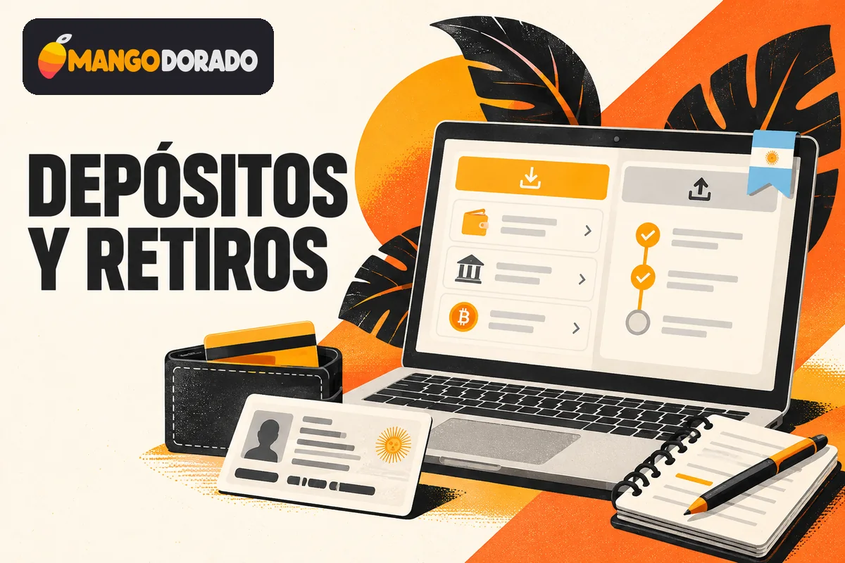 Computadora con depósitos, retiros, métodos de pago y documentación.
